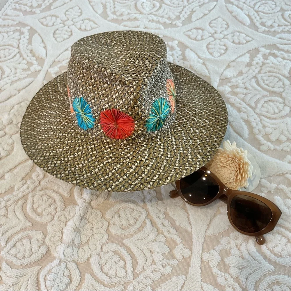 Eric Javits Colorful Packable/SPF 50 Hat, EUC - Picture 2 of 8
